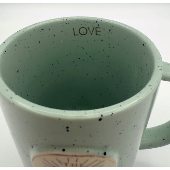 Anthropologie Stoneware Mug Set Tireless Traveler & Dog Whisperer Speckled 16oz - Picture 5 of 13